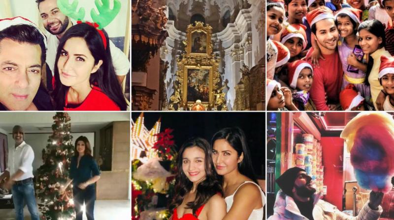 Bollywood celebrities celebrate Christmas 2017. Bollywood celebrities celebrate Christmas 2017.