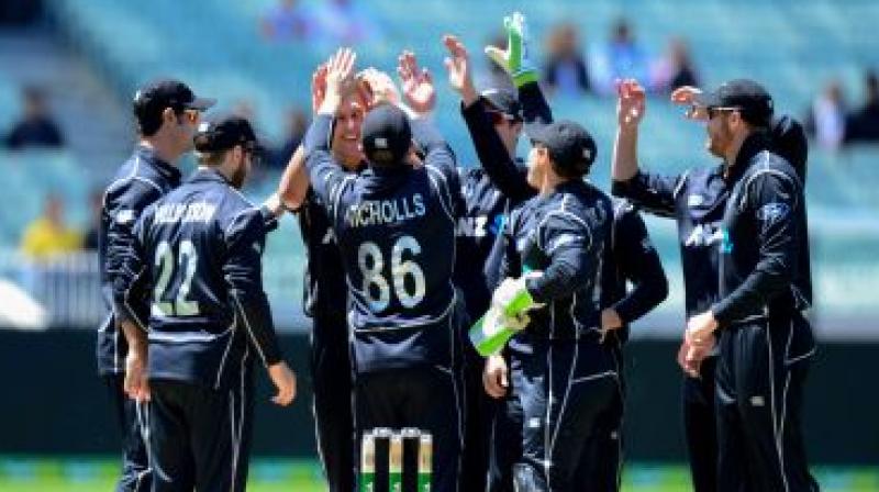 Having humbled favourites India by six wickets in a warm-up game, New Zealand will enter the World Cup feeling optimistic of finally winning it after four and half decades of trying. (Photo:AFP) Having humbled favourites India by six wickets in a warm-up game, New Zealand will enter the World Cup feeling optimistic of finally winning it after four and half decades of trying. (Photo:AFP)