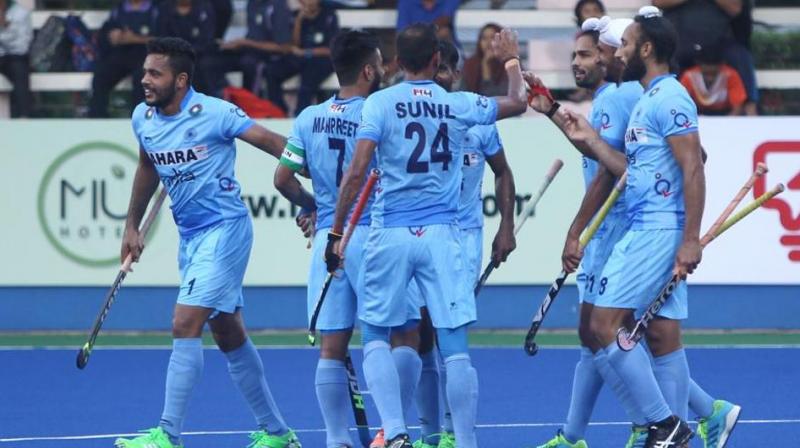 India started off their 2017 Sultan Azlan Shah Cup campaign with a 2-2 draw against Great Britain. (Photo: Hockey India) India started off their 2017 Sultan Azlan Shah Cup campaign with a 2-2 draw against Great Britain. (Photo: Hockey India)