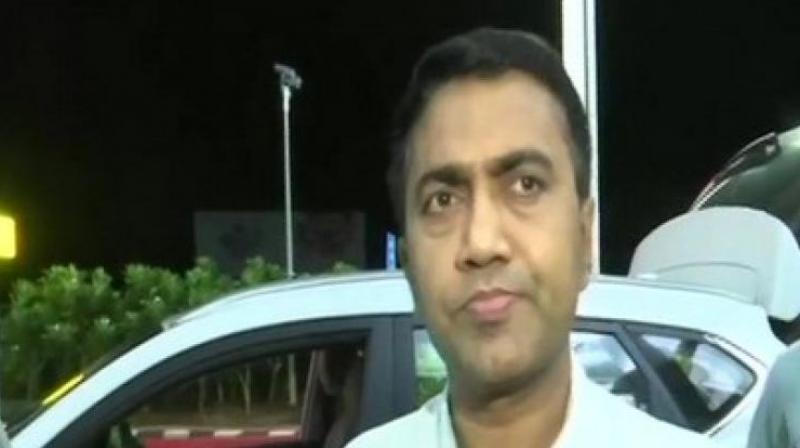 Chandrakant Kavlekar, who was earlier leader of the opposition, would be designated as deputy chief minister, Sawant told reporters here on Sunday, but refused to divulge any further details. (Photo: ANI) Chandrakant Kavlekar, who was earlier leader of the opposition, would be designated as deputy chief minister, Sawant told reporters here on Sunday, but refused to divulge any further details. (Photo: ANI)