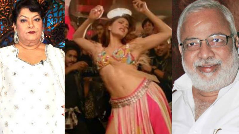 Saroj Khan and N Chandra are furious about Jacqueline Fernandez's 'Ek Do Teen.' Saroj Khan and N Chandra are furious about Jacqueline Fernandez's 'Ek Do Teen.'