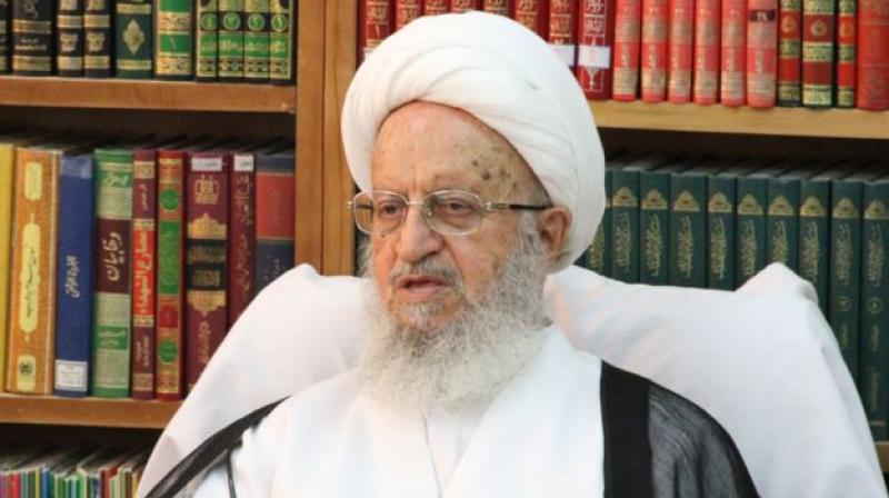 Iran cleric Ayatollah Makarem Shirazi Iran cleric Ayatollah Makarem Shirazi