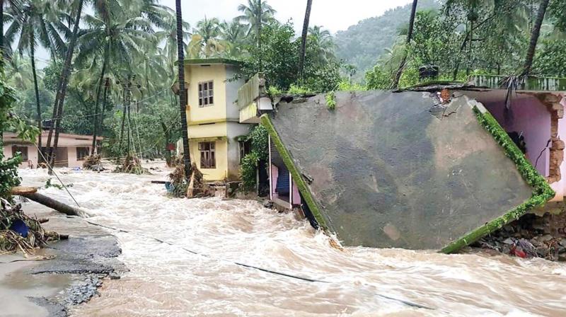 A scene during the floods in Kozhikode (file pic) A scene during the floods in Kozhikode (file pic)
