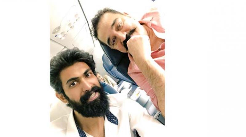 Rana Daggubati and Kamal Haasan Rana Daggubati and Kamal Haasan