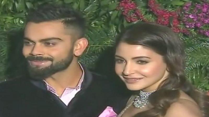 See Pics Of Virat Kohli Anushka Sharma S Wedding Reception In Mumbai
