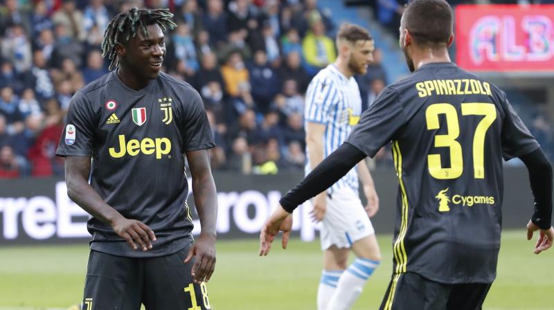 The incident is another reminder of the need for action across Europe, following recent racist abuse aimed at Juventus players, including young star Moise Kean, in a Serie A game at Cagliari earlier this month. (Photo: AP) The incident is another reminder of the need for action across Europe, following recent racist abuse aimed at Juventus players, including young star Moise Kean, in a Serie A game at Cagliari earlier this month. (Photo: AP)