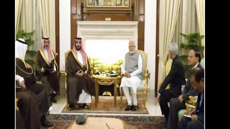 PM Modi, Saudi Crown Prince hold bilateral talks