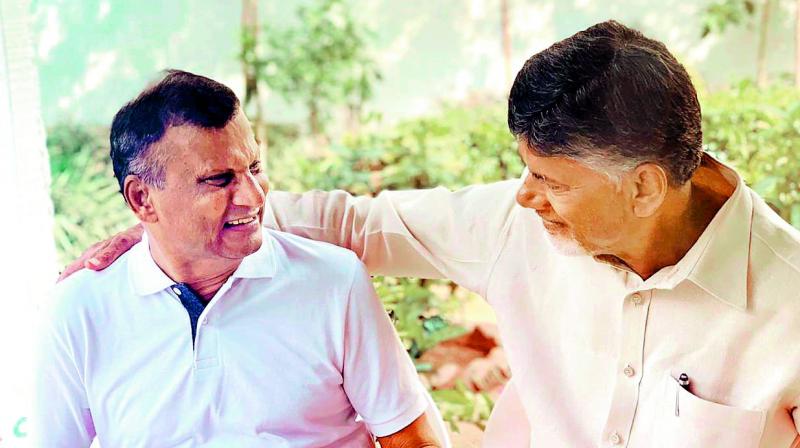 Ramoorthy Naidu and Nara Chandrababu Naidu Ramoorthy Naidu and Nara Chandrababu Naidu
