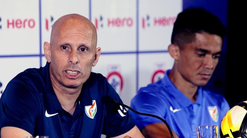 Under Constantine, India reached their second best FIFA rankings of 96 after slumping to 173, their worst ever, before his arrival. (Photo: AP) Under Constantine, India reached their second best FIFA rankings of 96 after slumping to 173, their worst ever, before his arrival. (Photo: AP)