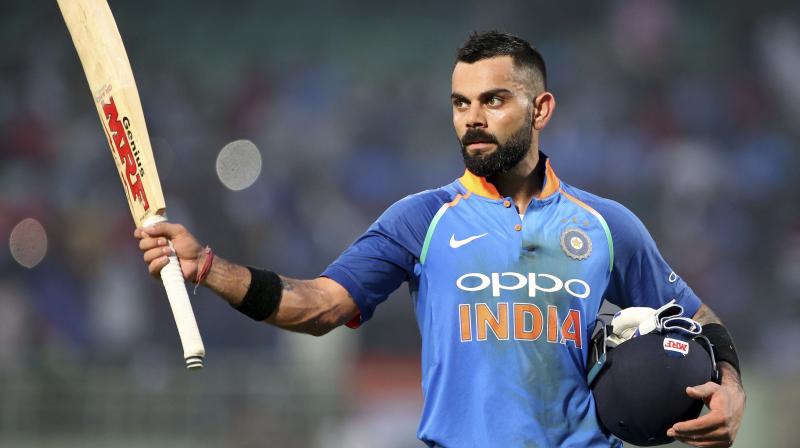 Langer said it is a blessing in disguise for the young Australian cricketers to play against class players like Kohli and Mahendra Singh Dhoni. (Photo: AP) Langer said it is a blessing in disguise for the young Australian cricketers to play against class players like Kohli and Mahendra Singh Dhoni. (Photo: AP)