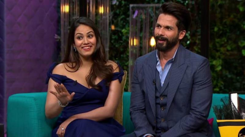 The host of the show, Karan Johar, also confessed to loving the actress Shahid-Mira are already smitten by. The host of the show, Karan Johar, also confessed to loving the actress Shahid-Mira are already smitten by.