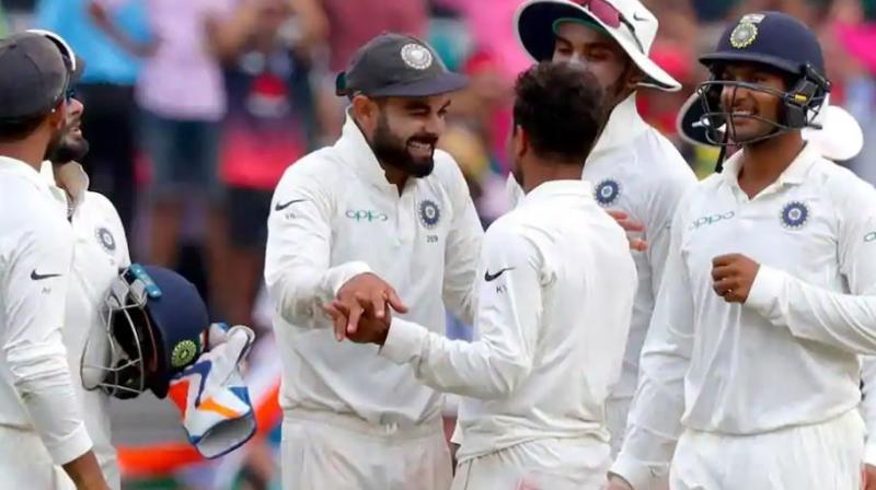 India scripted history winning their first ever series on Australian soil beating the home team 2-1 after the fourth and final Test ended in a tame draw due to inclement weather. (Photo: AFP) India scripted history winning their first ever series on Australian soil beating the home team 2-1 after the fourth and final Test ended in a tame draw due to inclement weather. (Photo: AFP)