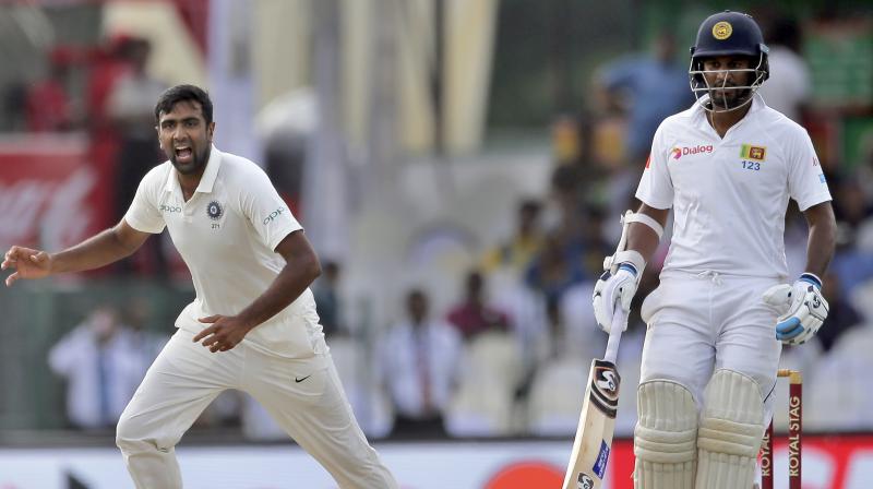After scoring a half-century in the Indian innings, Ravichandran Ashwin got both the wickets(Photo: AP) After scoring a half-century in the Indian innings, Ravichandran Ashwin got both the wickets(Photo: AP)
