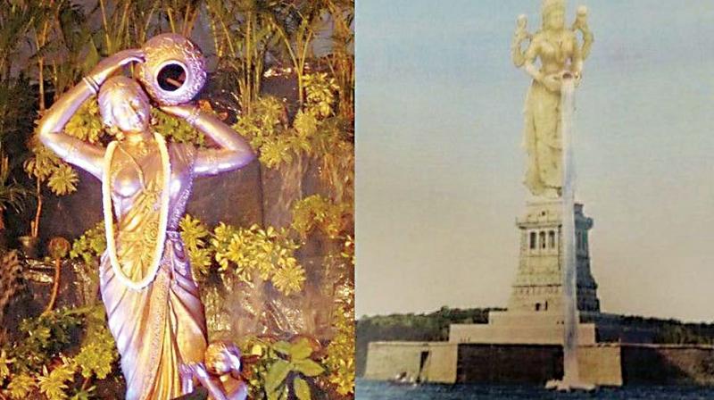 The proposal to build a 125 ft. tall statue of Mother Cauvery in the grounds of the Krishna Raja Sagar (KRS) dam in Mandya district using 200 acres of land already in the government's possession and acquiring another 400 acres from farmers has not been thought out carefully, taking into consideration its likely impact on the environment. The proposal to build a 125 ft. tall statue of Mother Cauvery in the grounds of the Krishna Raja Sagar (KRS) dam in Mandya district using 200 acres of land already in the government's possession and acquiring another 400 acres from farmers has not been thought out carefully, taking into consideration its likely impact on the environment.