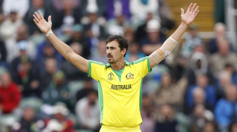 The left-arm pacer is leading Australian fast-bowling attack and currently holds the most number of wickets in the tournament. (Photo: AP) The left-arm pacer is leading Australian fast-bowling attack and currently holds the most number of wickets in the tournament. (Photo: AP)