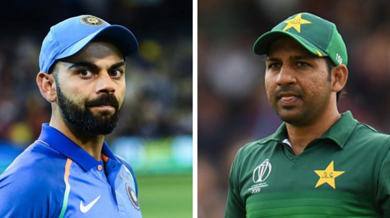 Indian skipper Virat Kohli and Pakistan skipper Sarfaraz Ahmed. (Photo: AFP) Indian skipper Virat Kohli and Pakistan skipper Sarfaraz Ahmed. (Photo: AFP)