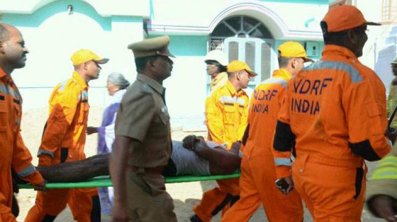 A mega mock tsunami exercise will be simultaneously conducted in West Bengal, Odisha, Andhra Pradesh, Tamil Nadu and Puducherry along the entire eastern coast. (Photo: Twitter @NDRFHQ) A mega mock tsunami exercise will be simultaneously conducted in West Bengal, Odisha, Andhra Pradesh, Tamil Nadu and Puducherry along the entire eastern coast. (Photo: Twitter @NDRFHQ)