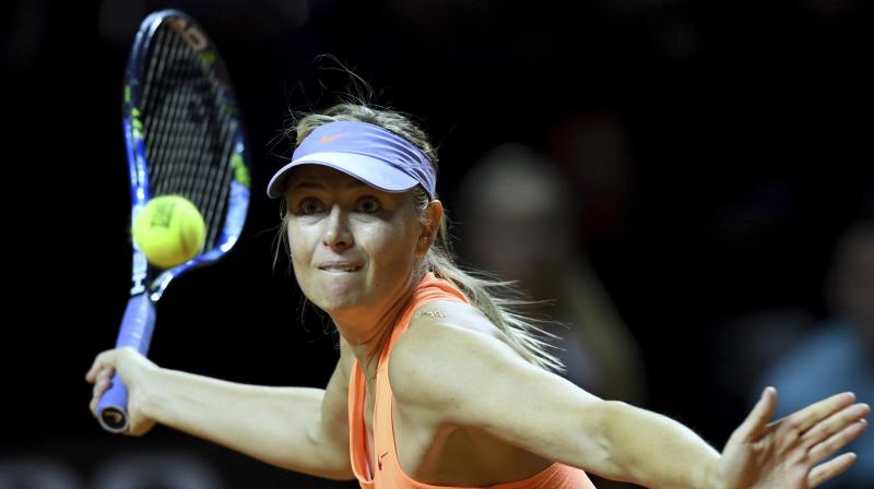 After reaching the semifinals in Stuttgart last week, Maria Sharapova's first tournament since her ban for taking the prohibited substance Meldonium at the 2016 Australian Open, her world ranking rose to 262 in the world rankings. (Photo: AP) After reaching the semifinals in Stuttgart last week, Maria Sharapova's first tournament since her ban for taking the prohibited substance Meldonium at the 2016 Australian Open, her world ranking rose to 262 in the world rankings. (Photo: AP)