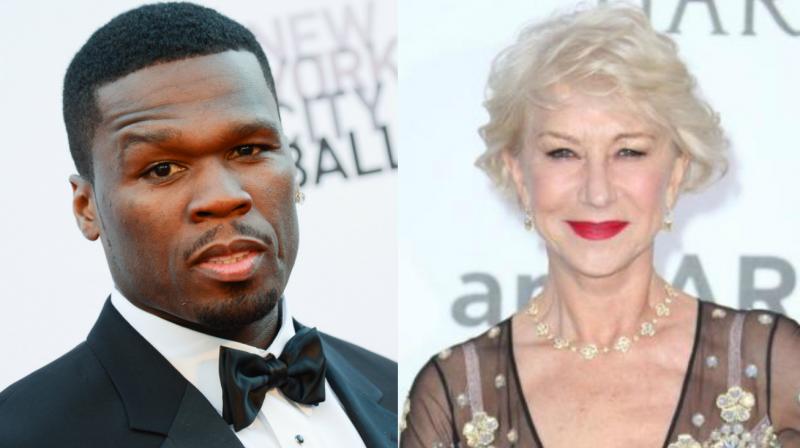 50 Cent and Helen Mirren. (Photos: AP) 50 Cent and Helen Mirren. (Photos: AP)