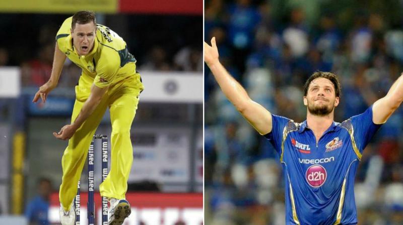 Steven Smith and opener David Warner will play one match before leaving while Marcus Stoinis will also be heading home to join the camp starting May 2. (Photo: BCCI / AP) Steven Smith and opener David Warner will play one match before leaving while Marcus Stoinis will also be heading home to join the camp starting May 2. (Photo: BCCI / AP)