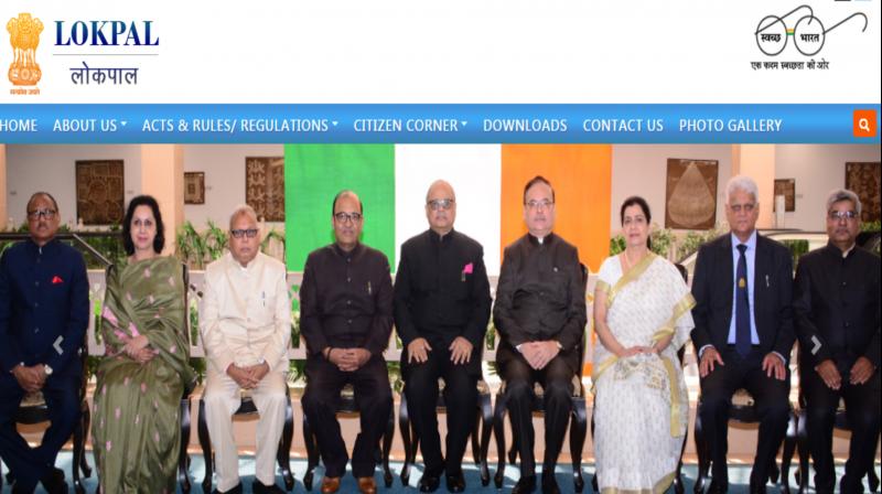 'The form will be made public soon,' a senior Personnel Ministry official said. (Photo: Screengrab | website:lokpal.gov.in) 'The form will be made public soon,' a senior Personnel Ministry official said. (Photo: Screengrab | website:lokpal.gov.in)