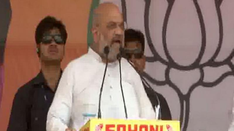 Shah said that Congress was thinking of removing sedition law which the BJP would never allow. (Photo: ANI) Shah said that Congress was thinking of removing sedition law which the BJP would never allow. (Photo: ANI)