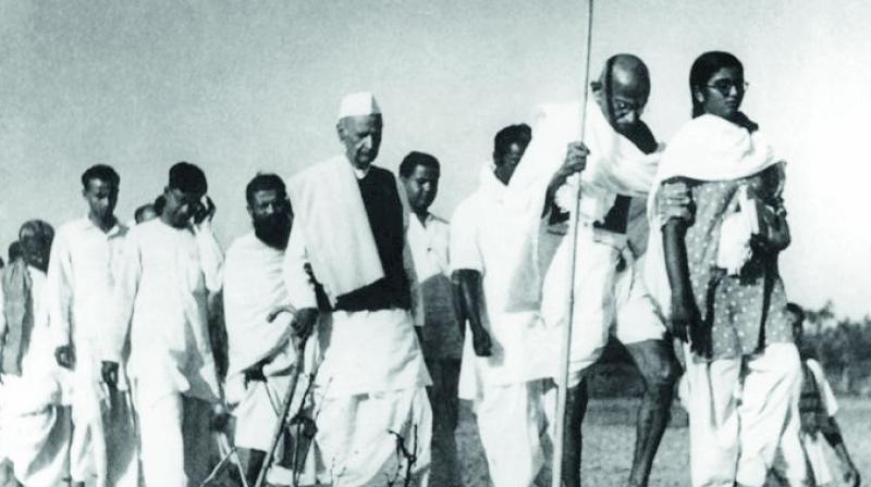 Gandhi believed that a good society could never arise from evil foundations. (Photos curtesy: Arvind Acharya collections) Gandhi believed that a good society could never arise from evil foundations. (Photos curtesy: Arvind Acharya collections)