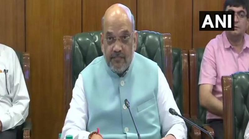 Shortly after taking the charge, Home Minister Shah had on Saturday held a meeting with top officials of the ministry and had discussed a slew of issues related to internal security along with terrorism and Naxalism. (Photo: ANI) Shortly after taking the charge, Home Minister Shah had on Saturday held a meeting with top officials of the ministry and had discussed a slew of issues related to internal security along with terrorism and Naxalism. (Photo: ANI)