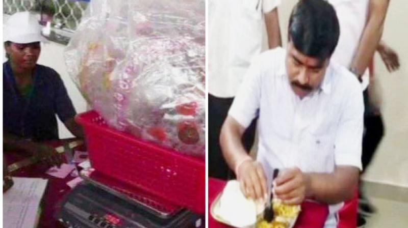The concept of this cafe is that people can get their plastic waste weighed and enjoy a warm meal in return. (Photo: ANI) The concept of this cafe is that people can get their plastic waste weighed and enjoy a warm meal in return. (Photo: ANI)