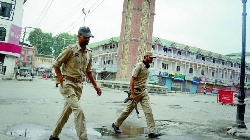 Most of the shops, fuel stations and other business establishments were shut elsewhere in the Valley due to the separatist-sponsored strike. (Photo: Representational Image/PTI) Most of the shops, fuel stations and other business establishments were shut elsewhere in the Valley due to the separatist-sponsored strike. (Photo: Representational Image/PTI)