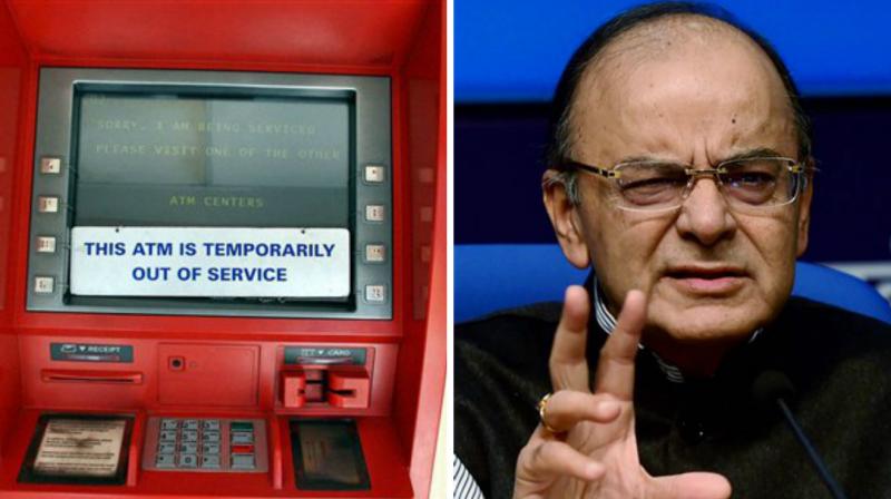 Finance Minister Arun Jaitley on Saturday regretted hardships caused due to withdrawal of high denomination notes. (Photo: PTI/ Edited by DC) Finance Minister Arun Jaitley on Saturday regretted hardships caused due to withdrawal of high denomination notes. (Photo: PTI/ Edited by DC)