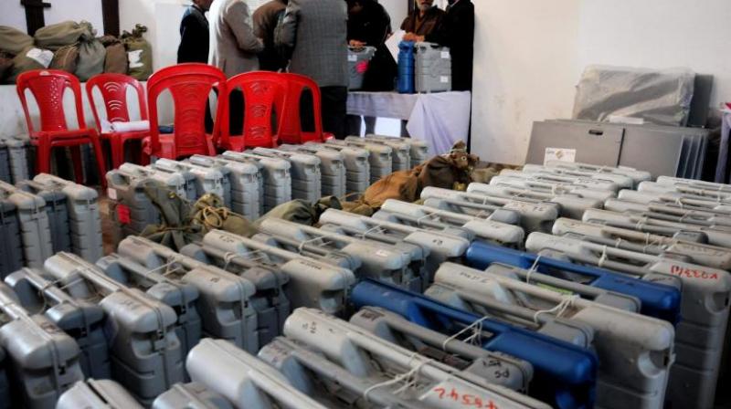 An Election Commission's directive restricting selling of EVMs by two designated public sector undertakings was objected to by state election commissions, according to minutes of a recent conference of State Election Commissioners accessed through RTI. (Photo: File) An Election Commission's directive restricting selling of EVMs by two designated public sector undertakings was objected to by state election commissions, according to minutes of a recent conference of State Election Commissioners accessed through RTI. (Photo: File)