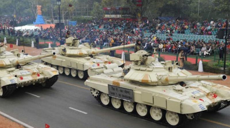 At present, India's armoured regiments, comprising mainly T-90, T-72 and Arjuna tanks, have much more superiority over Pakistan, but sources said Islamabad was seriously planning to bridge the gap at the earliest. (Representational Image | PIB) At present, India's armoured regiments, comprising mainly T-90, T-72 and Arjuna tanks, have much more superiority over Pakistan, but sources said Islamabad was seriously planning to bridge the gap at the earliest. (Representational Image | PIB)