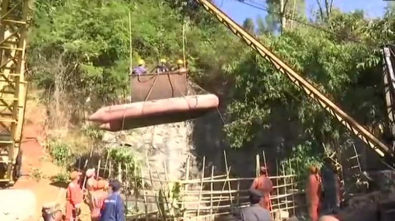 Coal India Ltd pumps managed to pull out 2.25 lakh litres of water in two hours as the pump was operational only in the afternoon. (Photo: File) Coal India Ltd pumps managed to pull out 2.25 lakh litres of water in two hours as the pump was operational only in the afternoon. (Photo: File)
