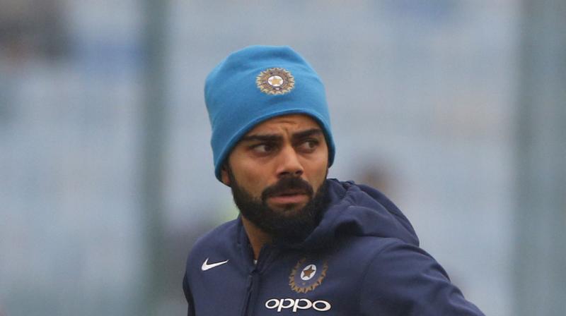 While the minimum requirement for passing the test is 16.1, Virat Kohli not only trailed Mayank, but also fell behind Manish Pandey, who scored 19.2. (Photo: AP) While the minimum requirement for passing the test is 16.1, Virat Kohli not only trailed Mayank, but also fell behind Manish Pandey, who scored 19.2. (Photo: AP)