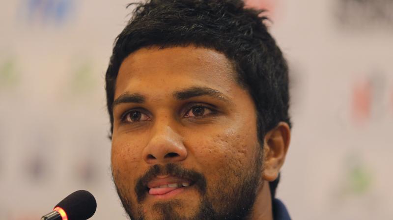 The sanction relates to an incident where the 28-year-old Chandimal was found guilty of changing the condition of the ball during the second day's play of the second Test against West Indies at Gros Islet last month. (Photo: AP) The sanction relates to an incident where the 28-year-old Chandimal was found guilty of changing the condition of the ball during the second day's play of the second Test against West Indies at Gros Islet last month. (Photo: AP)