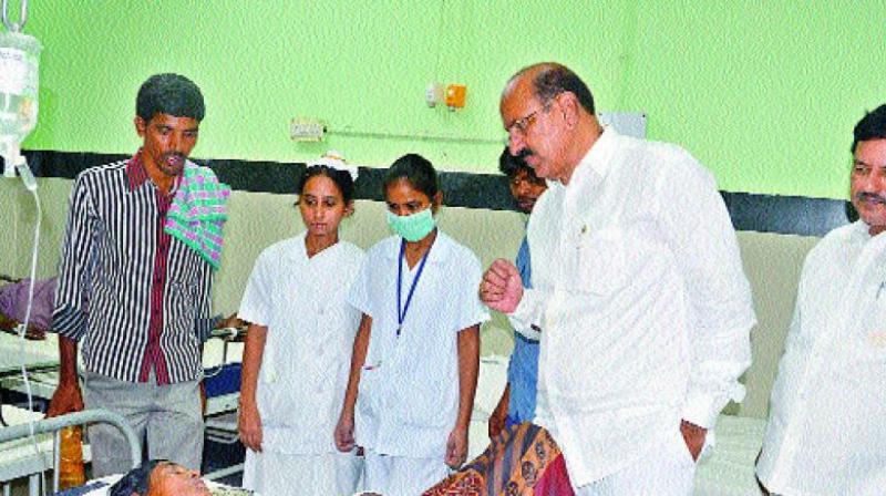 Health Minister Dr Kamineni Srinivas Health Minister Dr Kamineni Srinivas