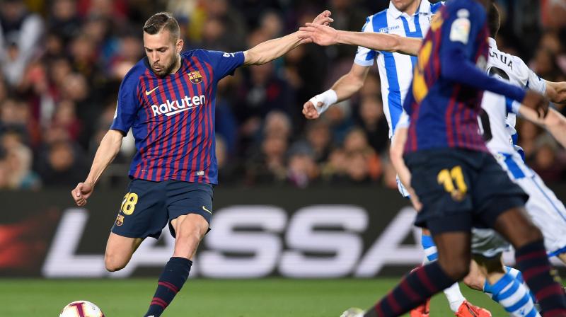 The Catalans will be crowned champions for the 26th time if they beat Alaves on Tuesday and Levante next Saturday. (Photo: AFP) The Catalans will be crowned champions for the 26th time if they beat Alaves on Tuesday and Levante next Saturday. (Photo: AFP)
