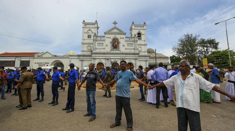 The explosions took place near Kingsbury, Shangri-LA and Cinnamon Grand Hotels in Colombo around 8:45 am local time. (Photo: AP) The explosions took place near Kingsbury, Shangri-LA and Cinnamon Grand Hotels in Colombo around 8:45 am local time. (Photo: AP)