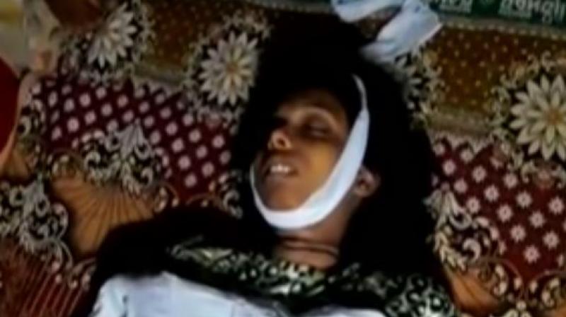 The victim hanged herself with a rope that was connected to a pipe at the ceiling of the bathroom which has tin sheets. (Photo: YouTube) The victim hanged herself with a rope that was connected to a pipe at the ceiling of the bathroom which has tin sheets. (Photo: YouTube)