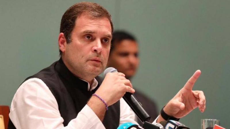 Congress President Rahul Gandhi on social media takes a dig on Prime Minister Narendra Modi's recent statements and interviews. (Photo: File) Congress President Rahul Gandhi on social media takes a dig on Prime Minister Narendra Modi's recent statements and interviews. (Photo: File)