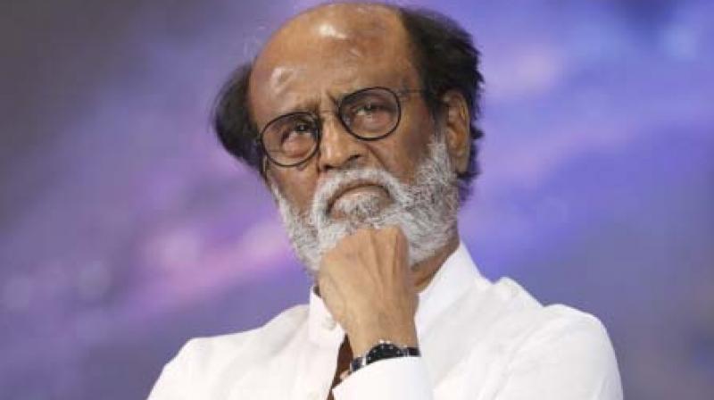 Rajinikanth 'strongly condemned' the demands seeking deletion of certain scenes from the film 'Sarkar'. (Photo: File | DC) Rajinikanth 'strongly condemned' the demands seeking deletion of certain scenes from the film 'Sarkar'. (Photo: File | DC)
