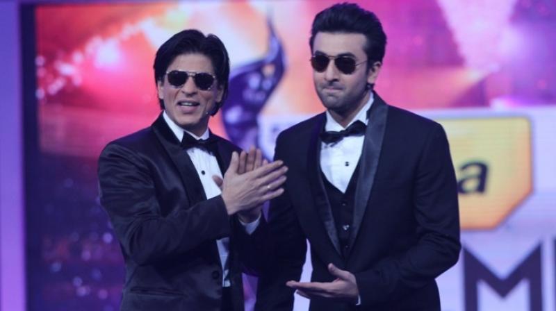 Shah Rukh Khan and Ranbir Kapoor. Shah Rukh Khan and Ranbir Kapoor.