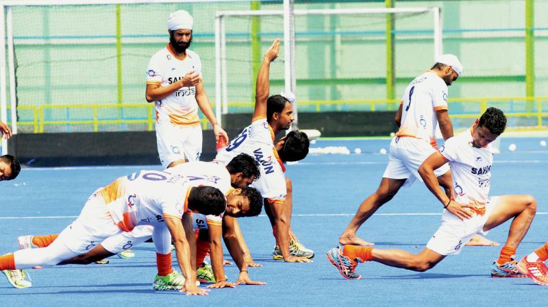 File photo of the junior national hockey camp. DC Photo