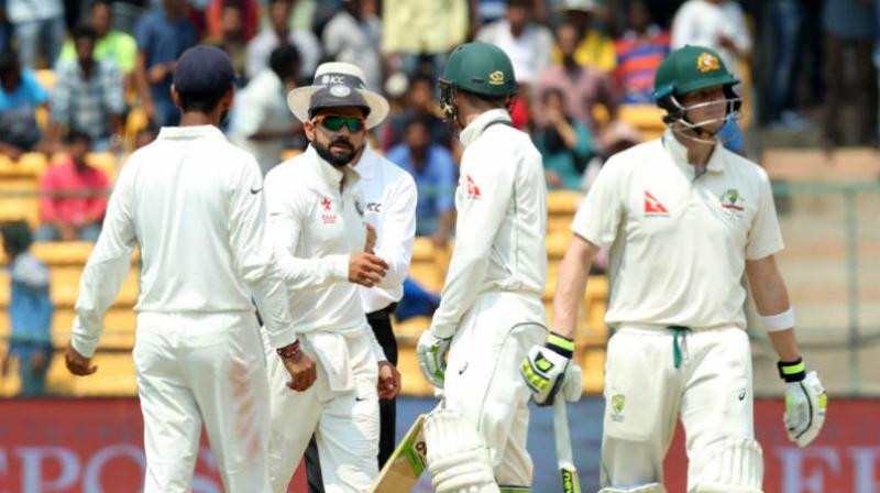 Faf du Plessis said he was surprised no one had been charged by the ICC after the ugly spat which blighted the Australia-India Test series. (Photo: BCCI) Faf du Plessis said he was surprised no one had been charged by the ICC after the ugly spat which blighted the Australia-India Test series. (Photo: BCCI)