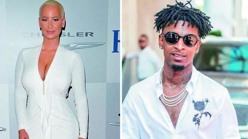 Amber Rose and her new boyfriend 21 Savage Amber Rose and her new boyfriend 21 Savage
