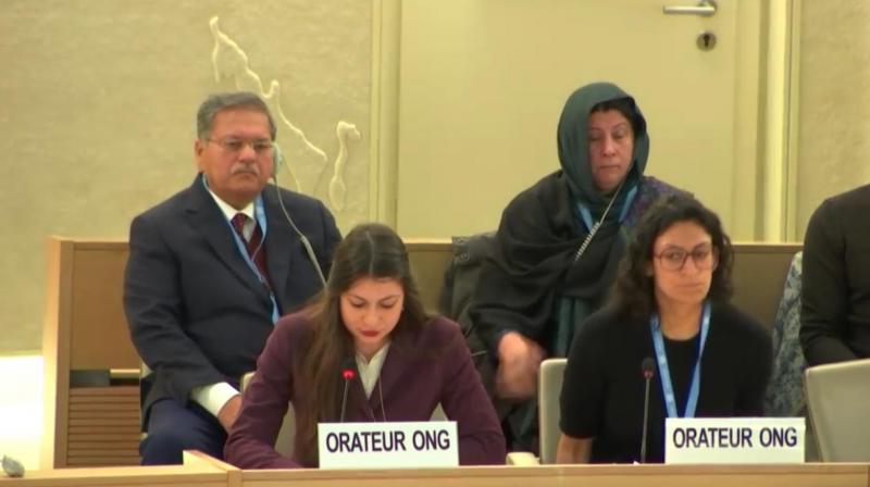 She told the UN body that Pakistan continues to use terrorist outfits to engage in proxy warfare against its neighbours. (Photo:ANI) She told the UN body that Pakistan continues to use terrorist outfits to engage in proxy warfare against its neighbours. (Photo:ANI)