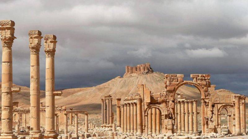 A file picture taken on March 14, 2014 shows a partial view of the ancient oasis city of Palmyra, 215 kilometres northeast of Damascus. (Photo: File) A file picture taken on March 14, 2014 shows a partial view of the ancient oasis city of Palmyra, 215 kilometres northeast of Damascus. (Photo: File)