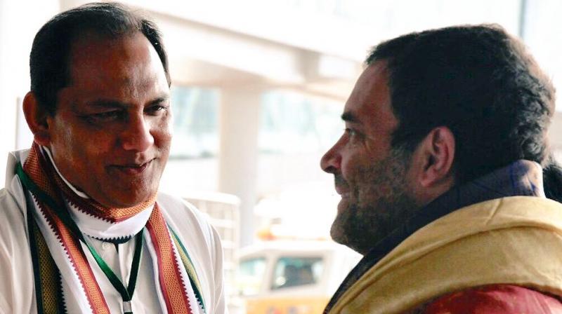 Azharuddin was an MP from Moradabad in Uttar Pradesh in 2009, after he joined the Congress in the same year. (Photo: @azharflicks/Twitter) Azharuddin was an MP from Moradabad in Uttar Pradesh in 2009, after he joined the Congress in the same year. (Photo: @azharflicks/Twitter)