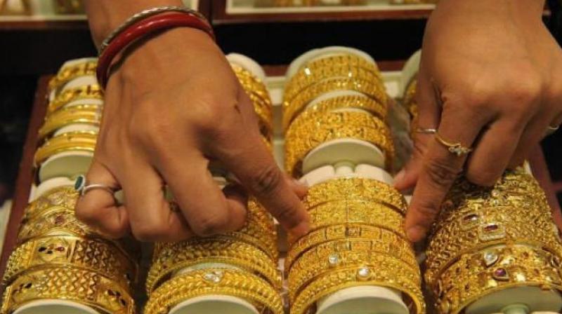Gold prices gained Rs 65 to Rs 28,172 per 10 grams on Thursday. (Representational Image) Gold prices gained Rs 65 to Rs 28,172 per 10 grams on Thursday. (Representational Image)